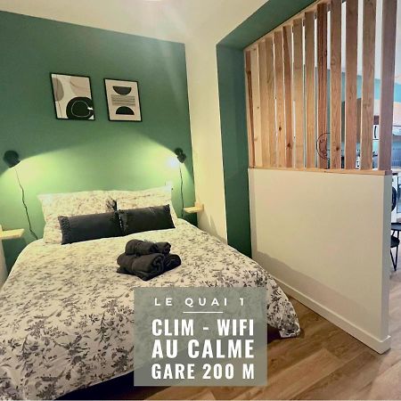 Le Quai 1 - Spacieux Studio Neuf Calme - Clim - Wifi - Gare A 200M Agen Eksteriør billede